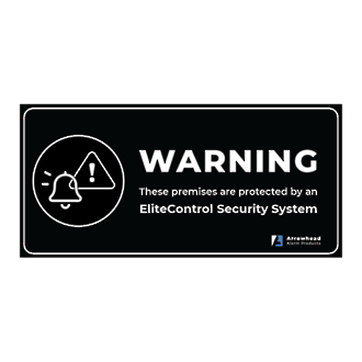 WARNING STICKER-BLACK